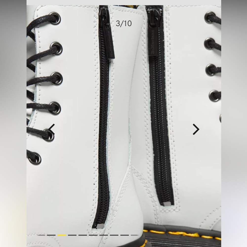 NWOT White Platform Doc Martens - Picture 6 of 12